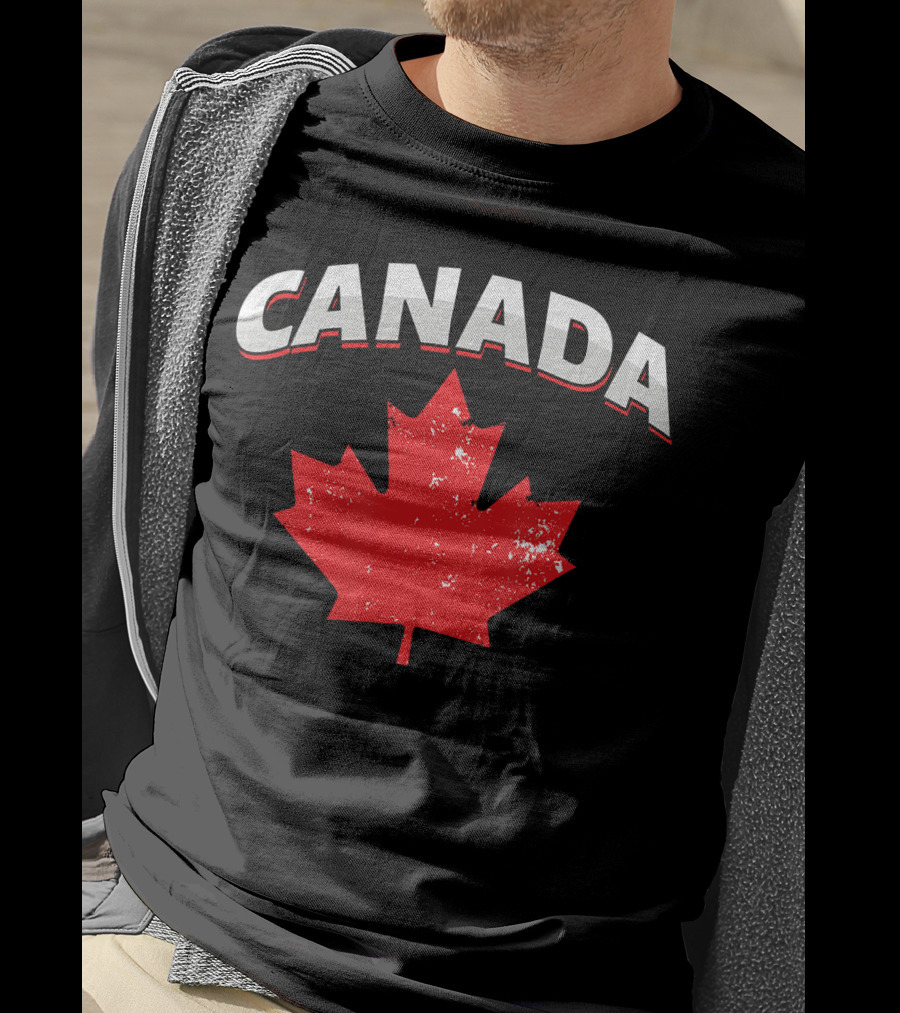 Canadian Maple Leaf Canada Patriotic Toronto Vancouver T-Shirt