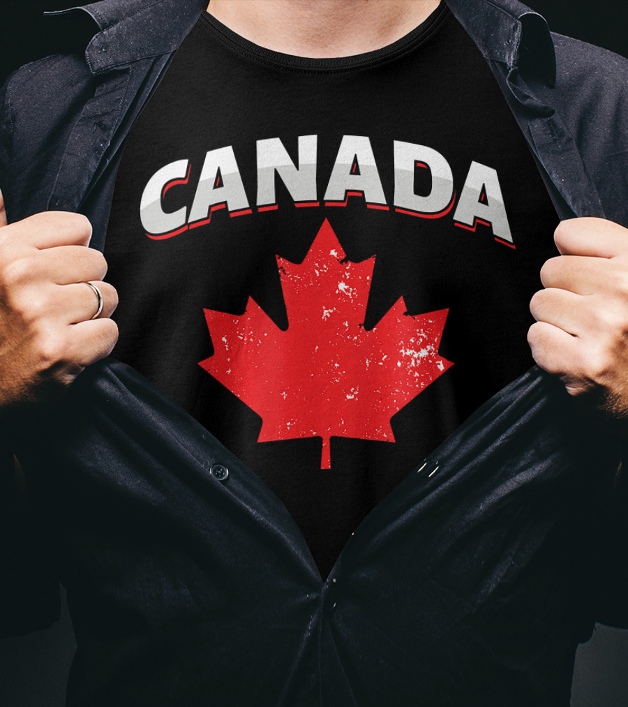 Canadian Maple Leaf Canada Patriotic Toronto Vancouver T-Shirt