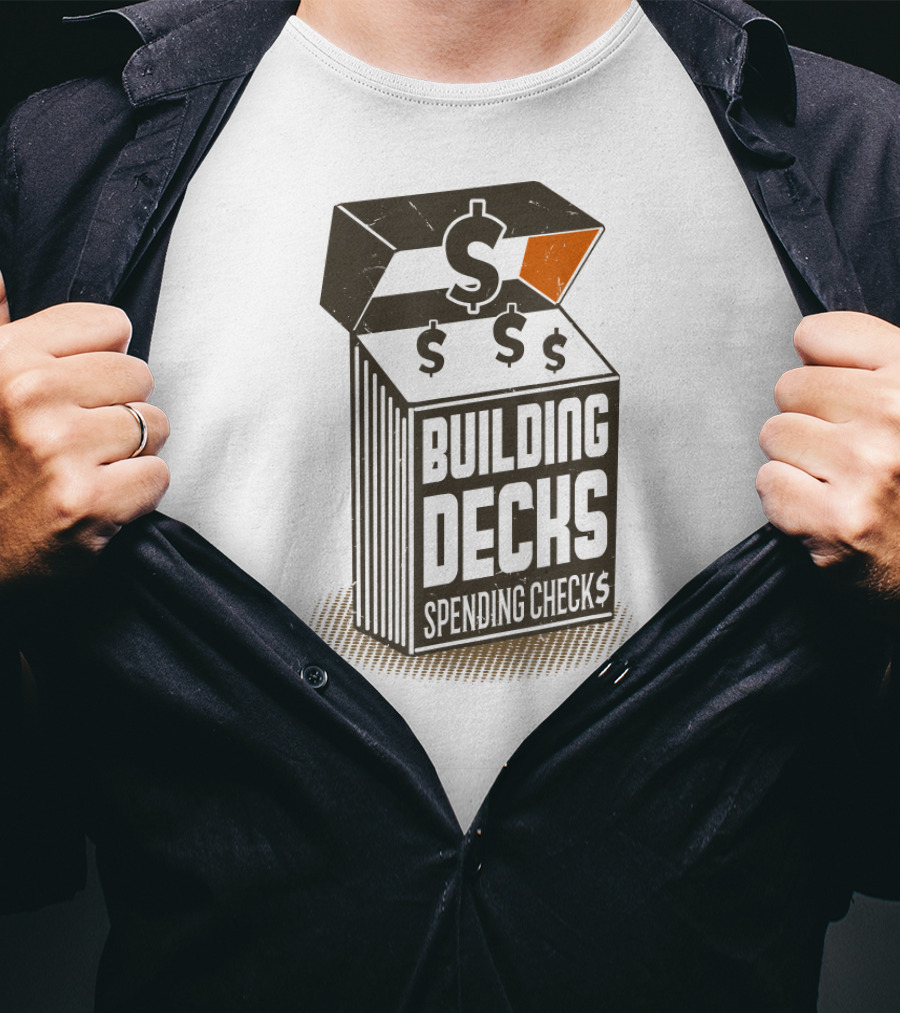 Building Decks Spending Checks Trading Card Game TCGs Players Collectors T-Shirt