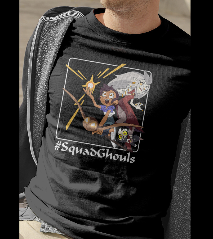 The Owl House SquadGhouls Disney Channel Luz Eda King T-Shirt