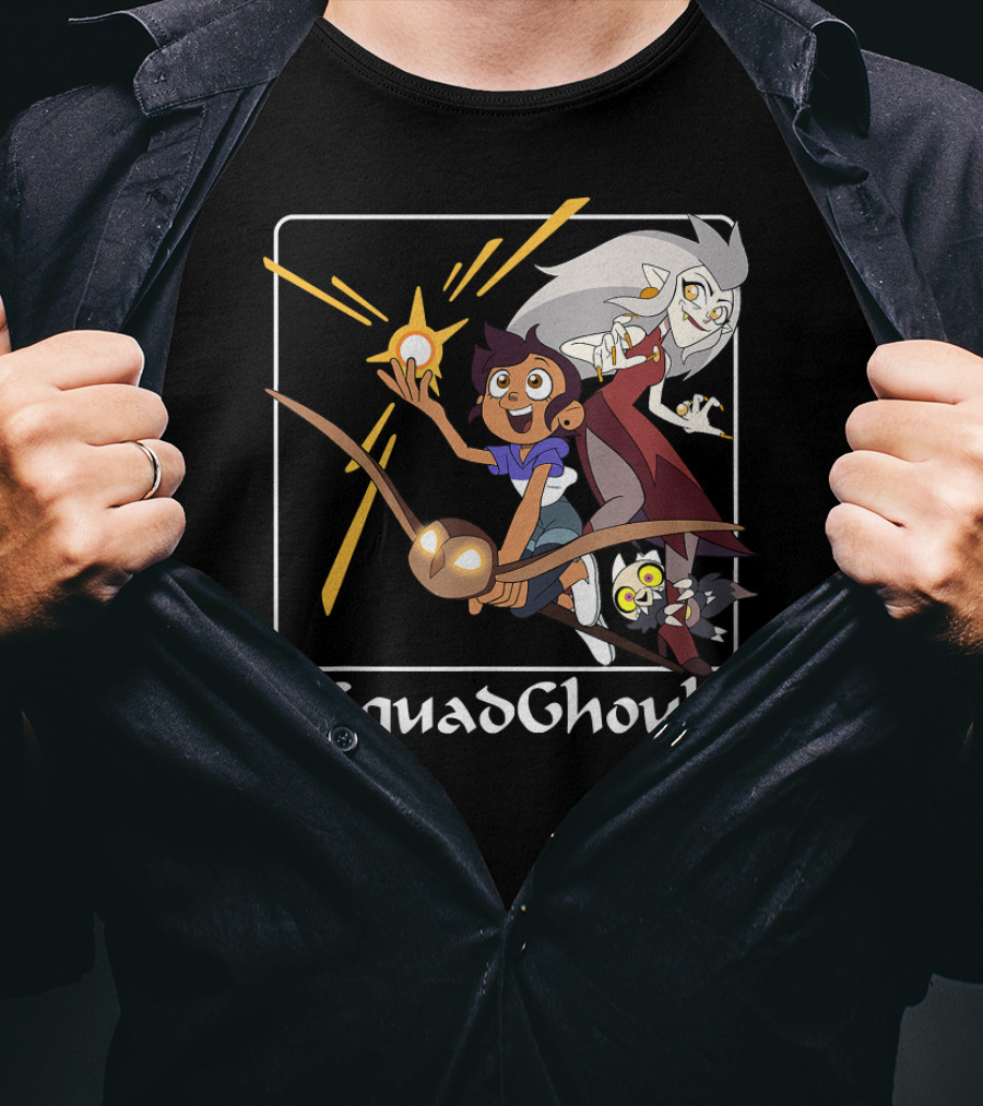 The Owl House SquadGhouls Disney Channel Luz Eda King T-Shirt