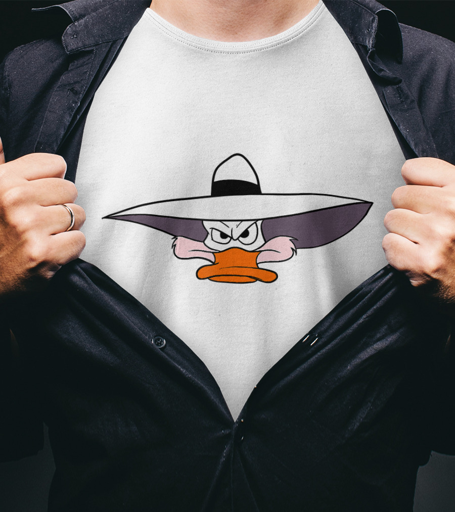 Disney Darkwing Duck Big Face Iconic Masked Duck Image T-Shirt