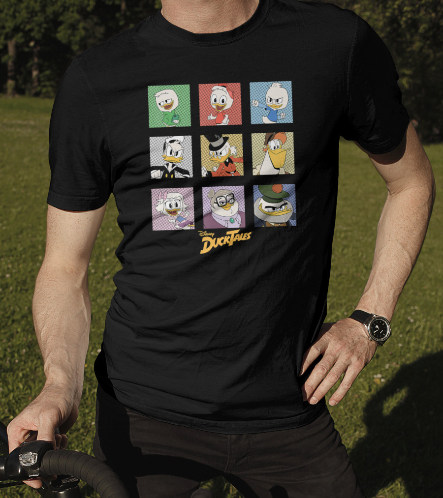 Disney DuckTales Nine Character Box Up Group Shot T-Shirt