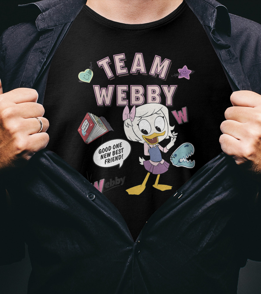 Team Webby Good One New Best Friend DuckTales Collage T-Shirt