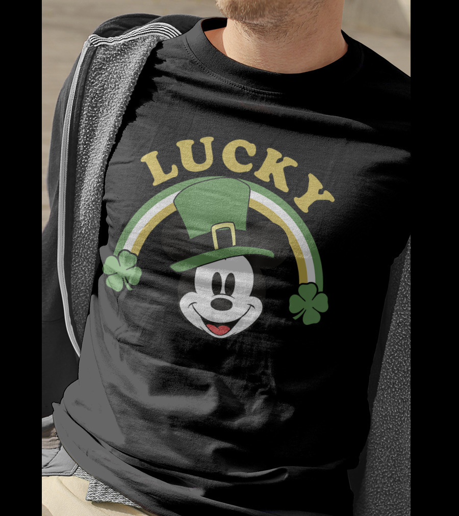 Lucky Mickey St. Patrick's Day Disney Mickey And Friends T-Shirt