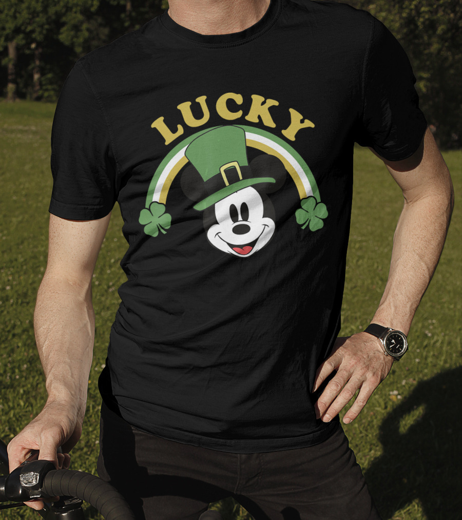 Lucky Mickey St. Patrick's Day Disney Mickey And Friends T-Shirt