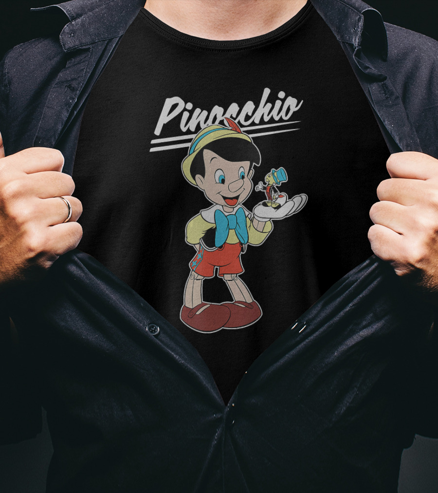 Disney Pinocchio Jiminy Cricket Classic Character T-Shirt