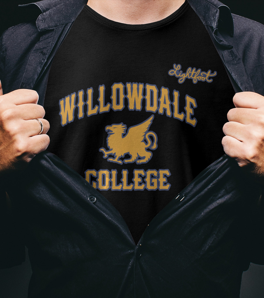 Willowdale College Lightfoot Disney Pixar Onward Gryphon T-Shirt