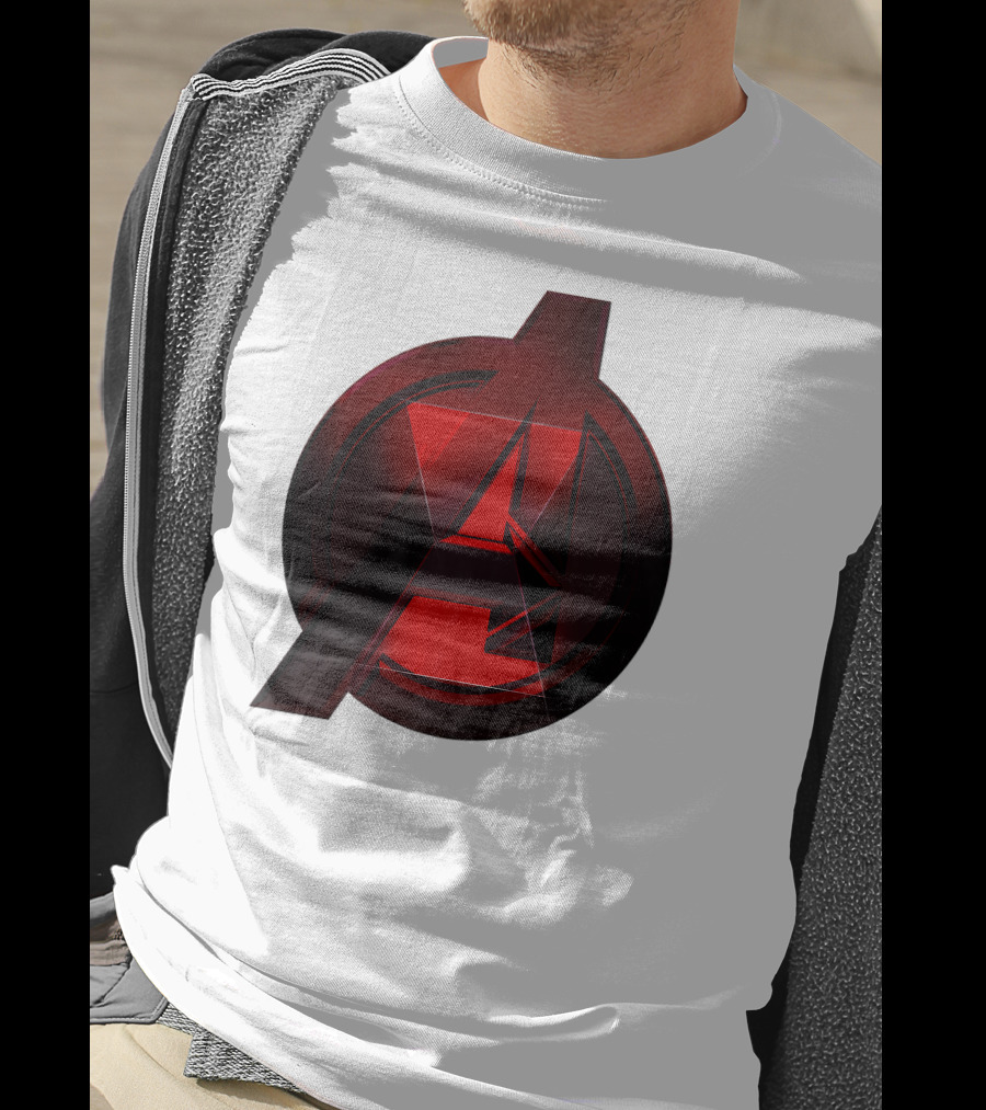 Black Widow Avengers Logo Marvel T-Shirt