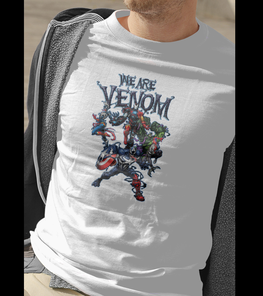 We Are Venom Marvel Spider Man Maximum Venom Group Shot Characters T-Shirt