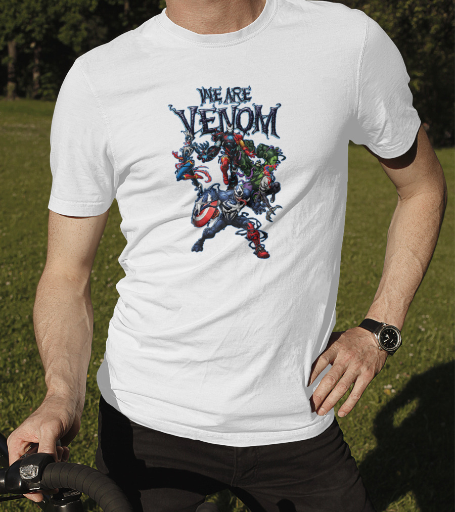 We Are Venom Marvel Spider Man Maximum Venom Group Shot Characters T-Shirt