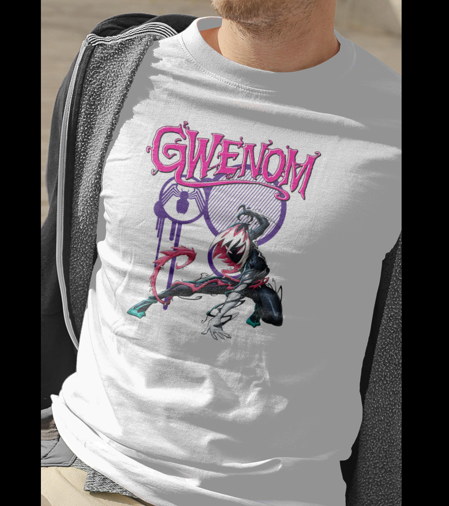 Marvel Spider-Man Maximum Venom Gwenom Dynamic Pose T-Shirt