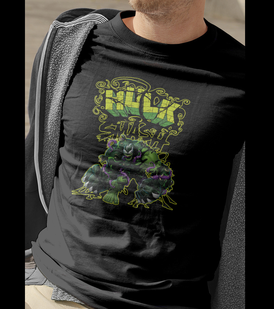 Marvel Spider Man Maximum Venom Hulk Smash Venomized Hulk T-Shirt