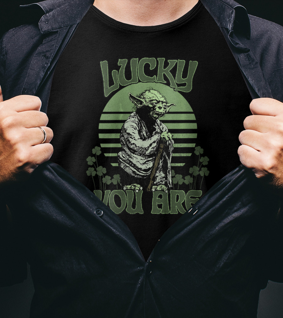 Star Wars Yoda Lucky You Are St. Patrick's Day T-Shirt