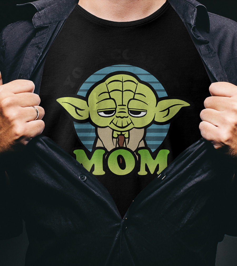 Yoda Coolest Mom Star Wars Cartoon T-Shirt