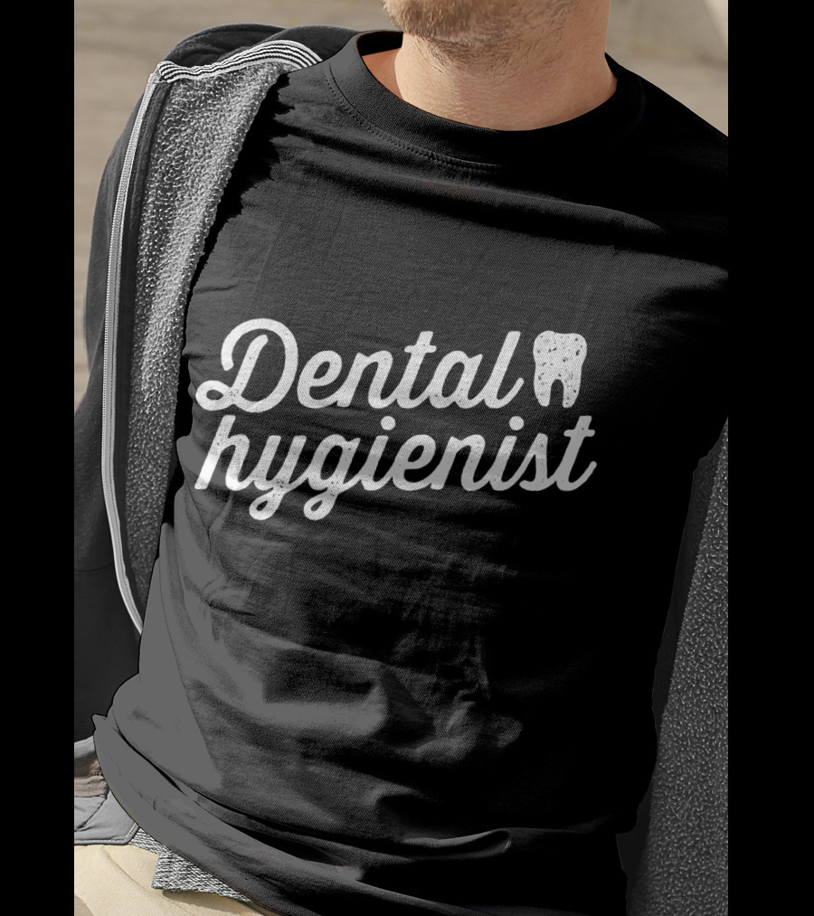 Dental Hygienist RDH Distressed Tooth Graphic Graduation T-Shirt