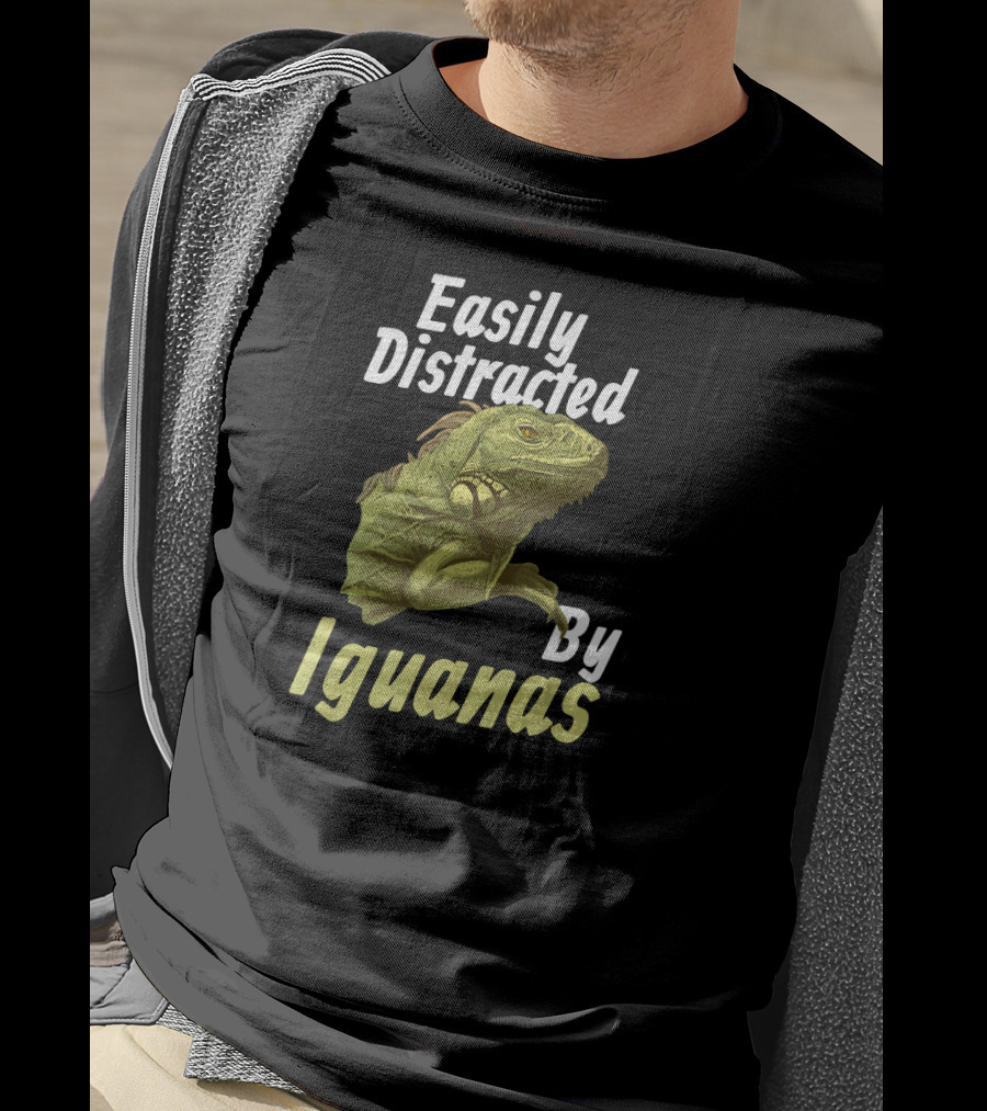 Easily Distracted By Iguanas T-Shirt