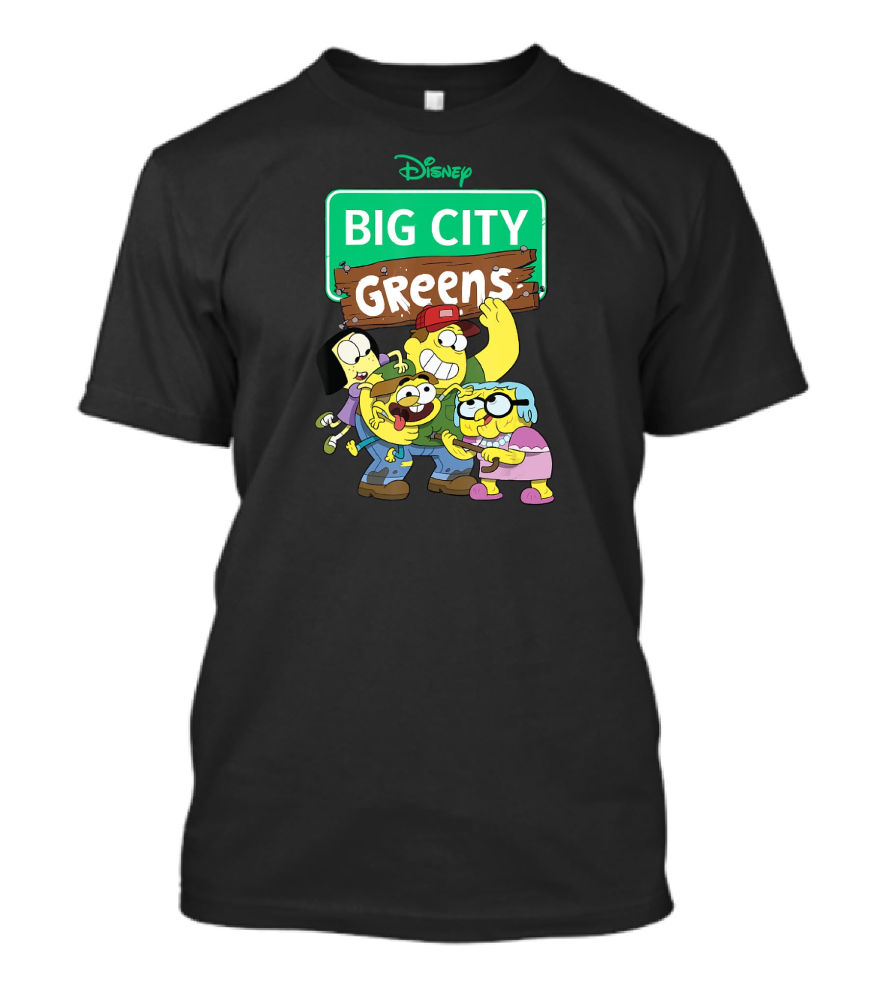 Disney Channel Big City Greens Characters Group Hug T-Shirt