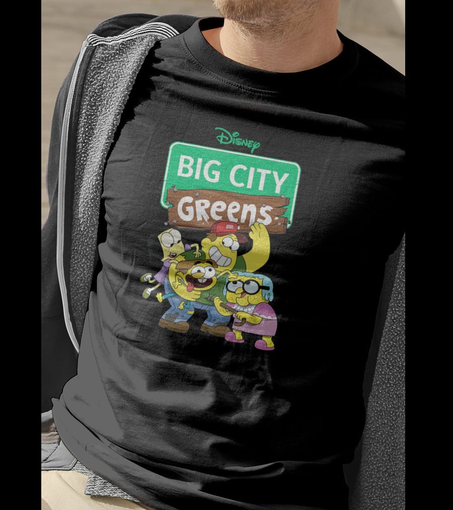 Disney Channel Big City Greens Characters Group Hug T-Shirt