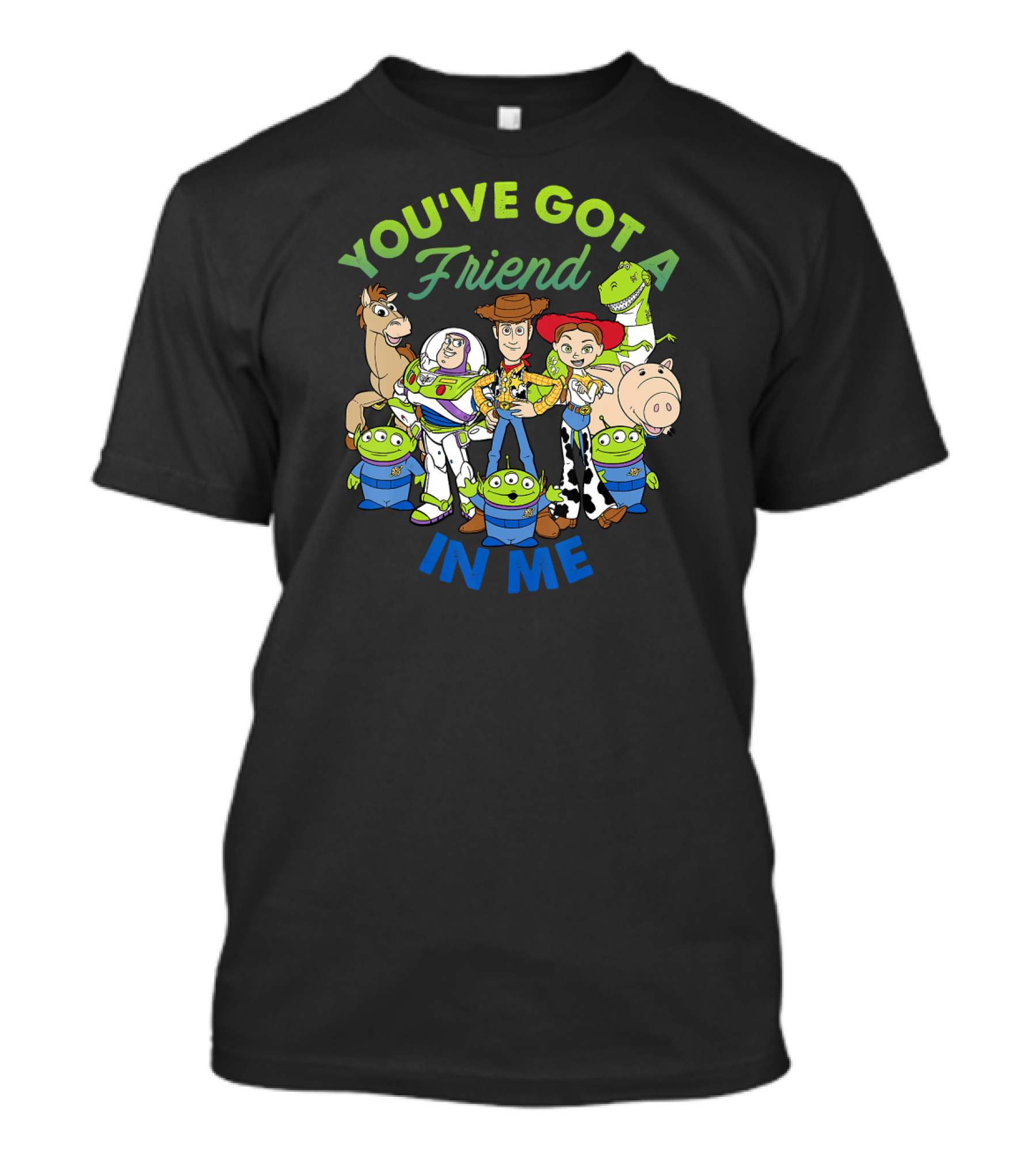 You've Got A Friend In Me Toy Story Cartoon Group Shot T-Shirt