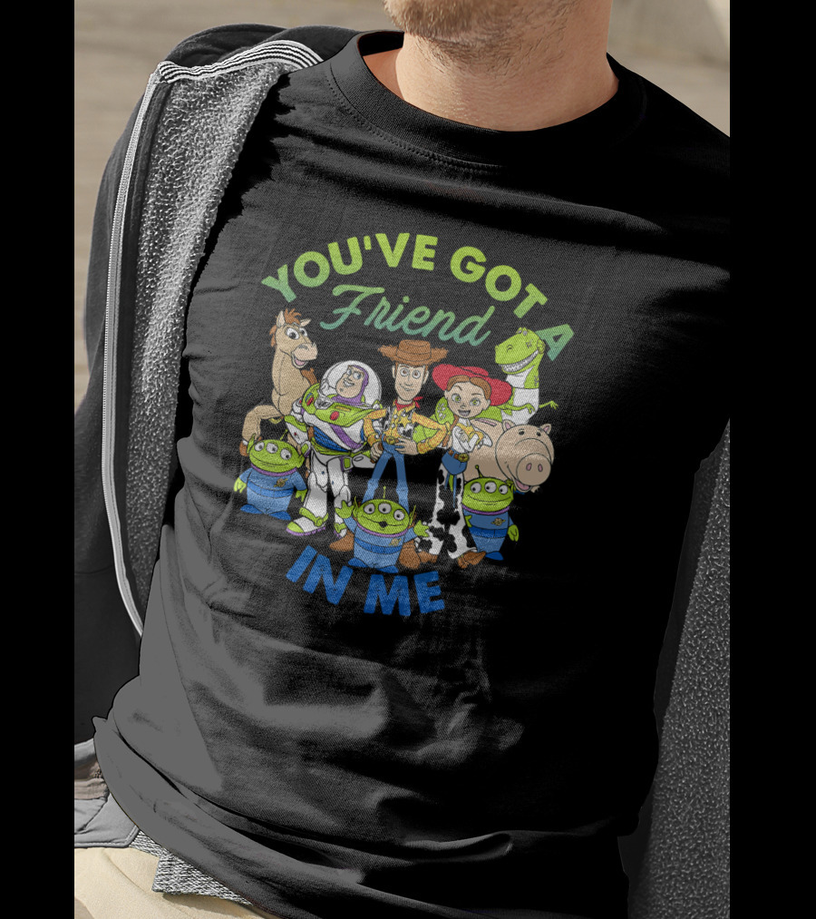 You've Got A Friend In Me Toy Story Cartoon Group Shot T-Shirt