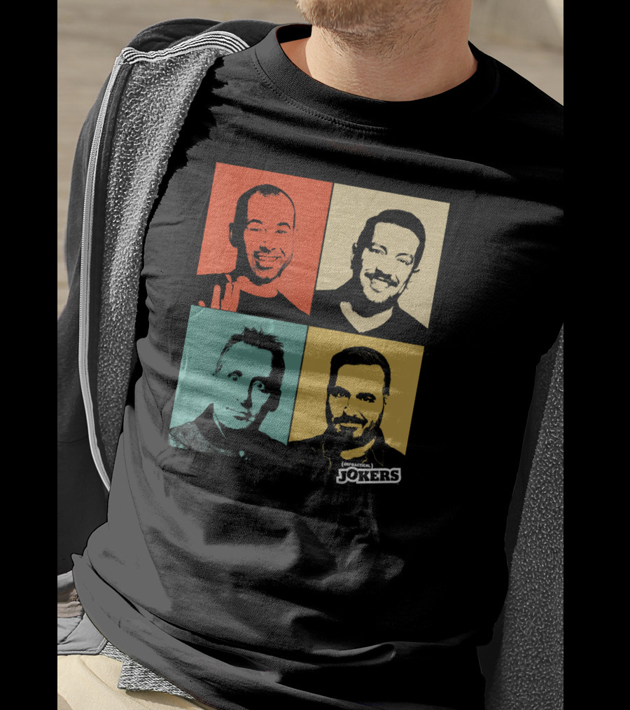 Impractical Jokers Colorful Pop Art Style Portraits T-Shirt