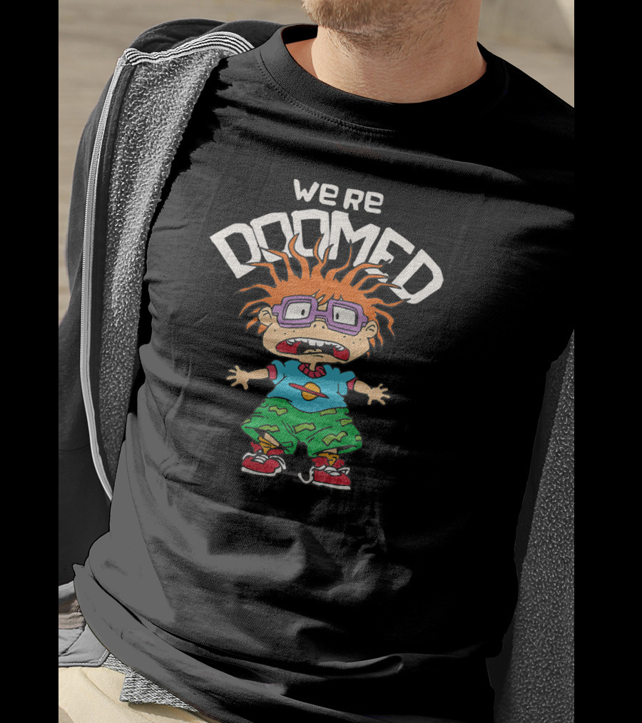 Rugrats Chuckie We're Doomed Retro Nickelodeon Animation T-Shirt