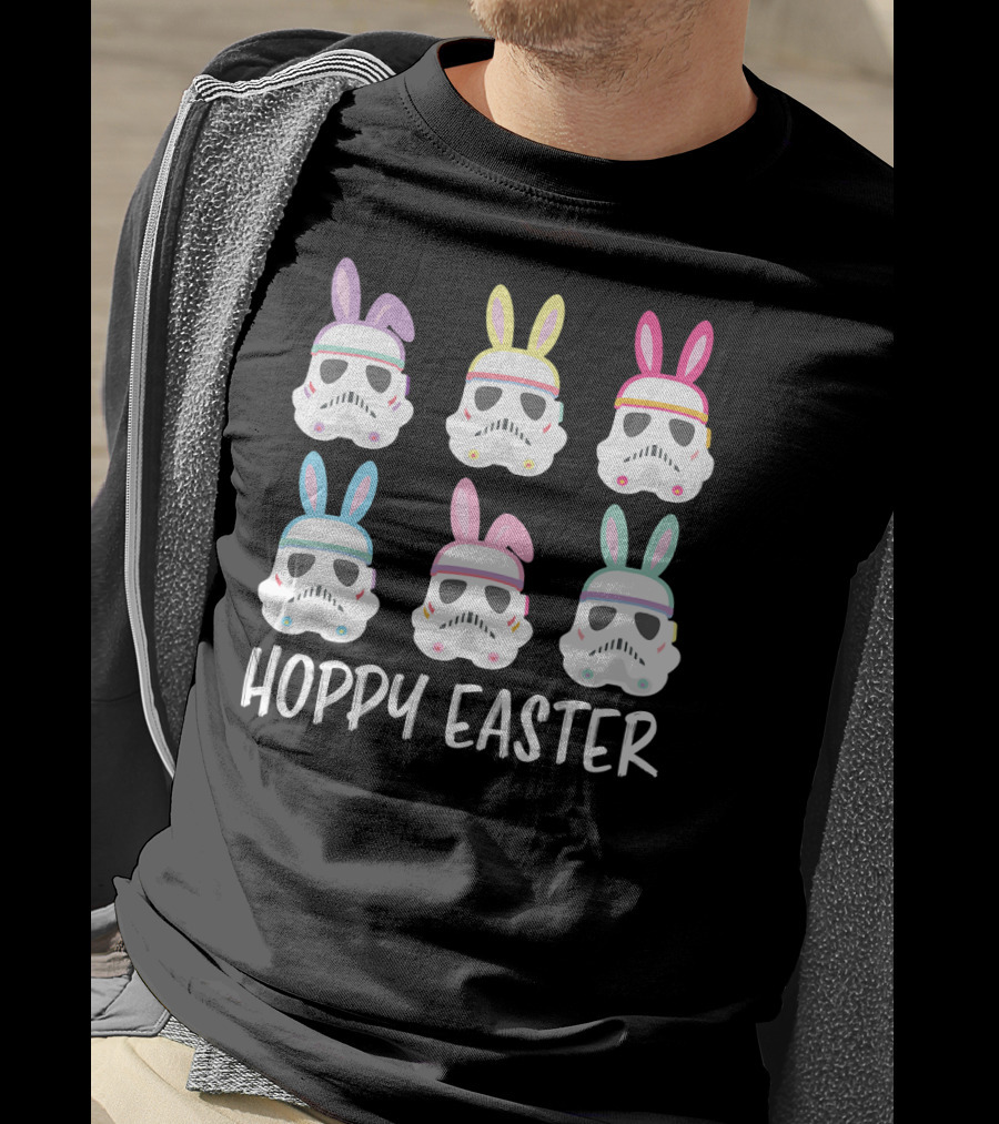 Hoppy Easter Storm Troopers With Bunny Ears T-Shirt