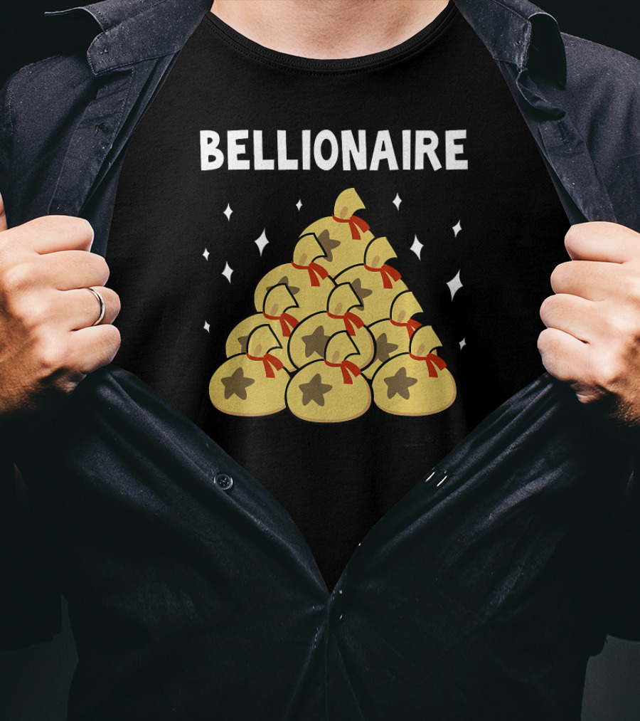Animal Crossing New Leaf Bellionaire Money Bags T-Shirt