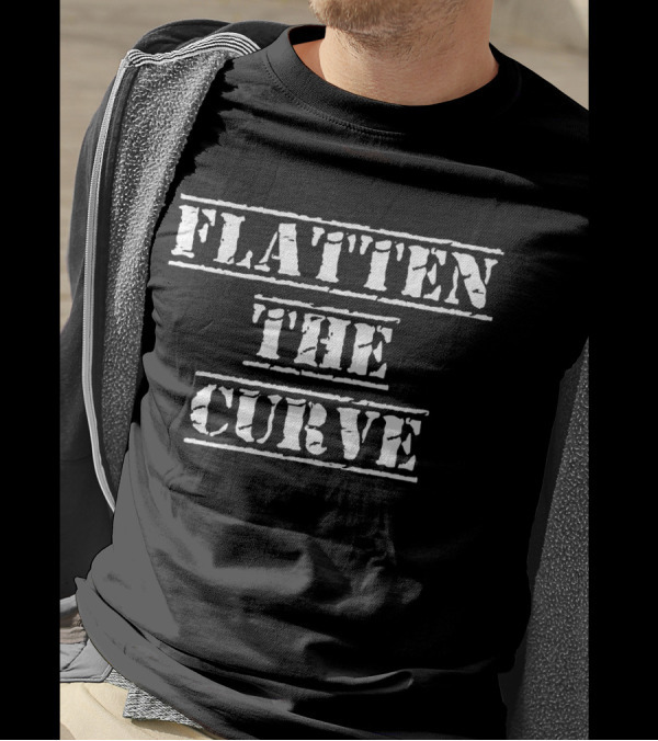 Flatten The Curve Health System Flu Support T-Shirt