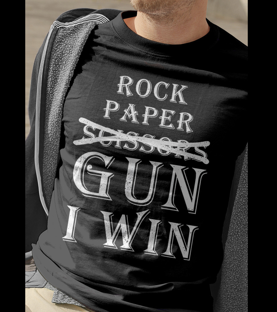 Rock Paper Gun I Win T-Shirt
