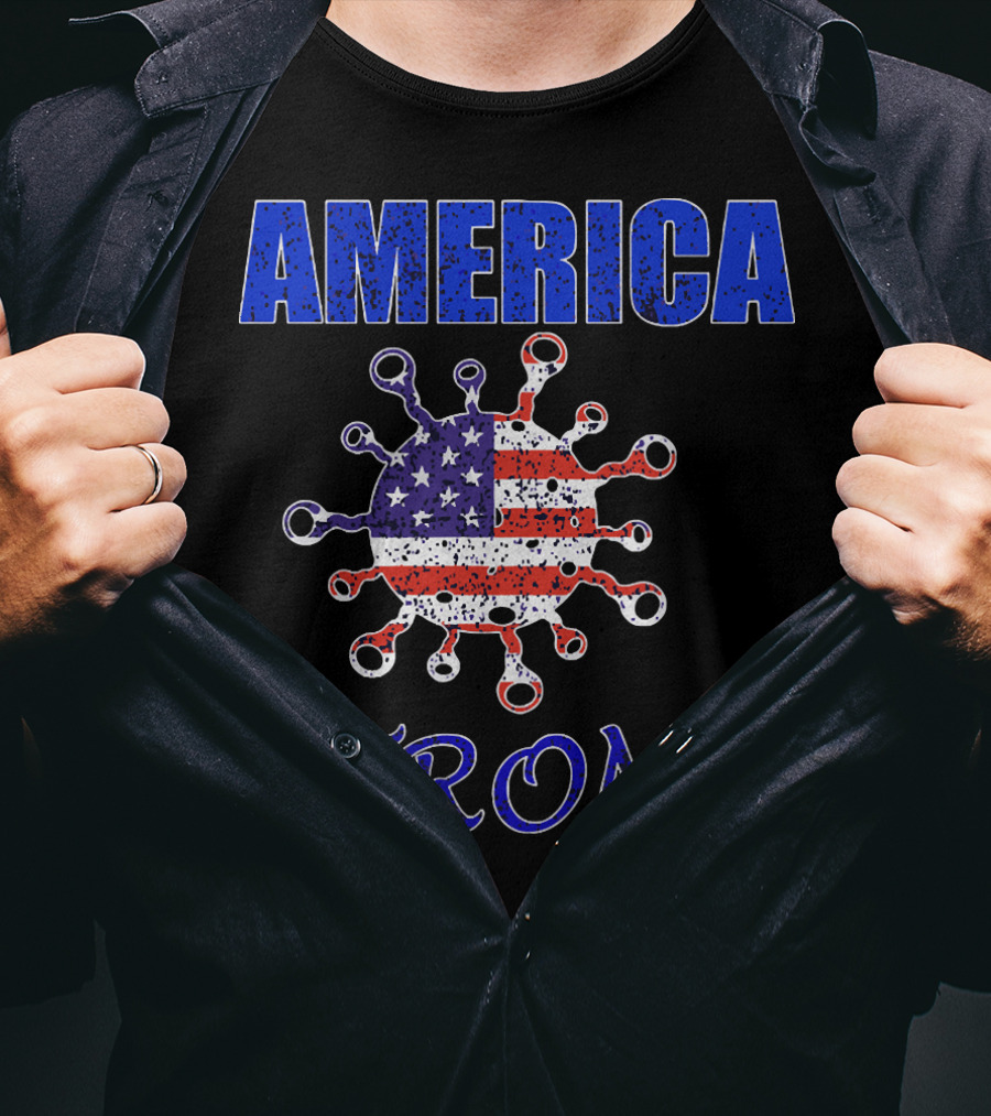 AMERICA STRONG Virus Flag Resilience T-Shirt