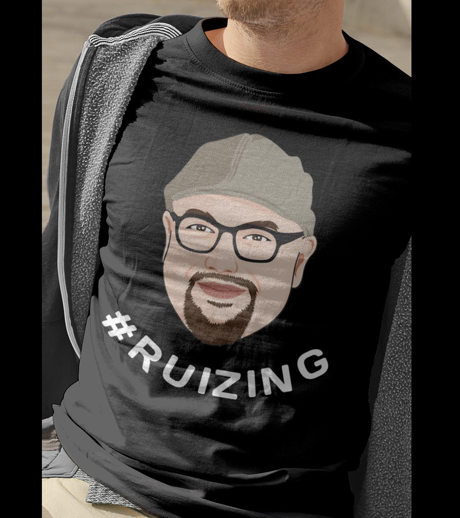 Ruizing Portrait Glasses Hat T-Shirt