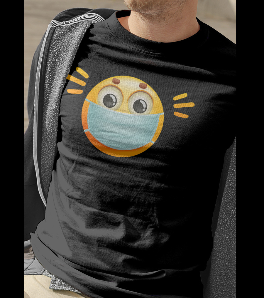 Face Mask Emoji Surgical Health T-Shirt
