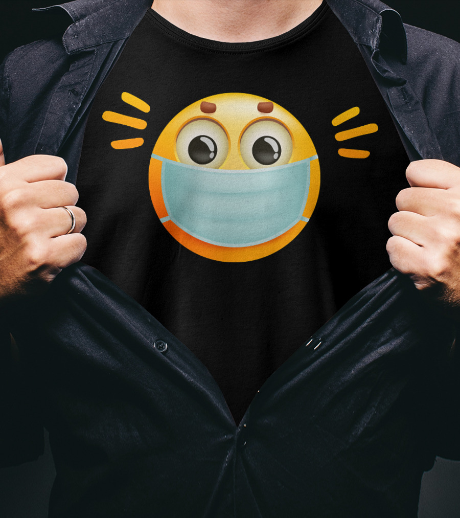 Face Mask Emoji Surgical Health T-Shirt