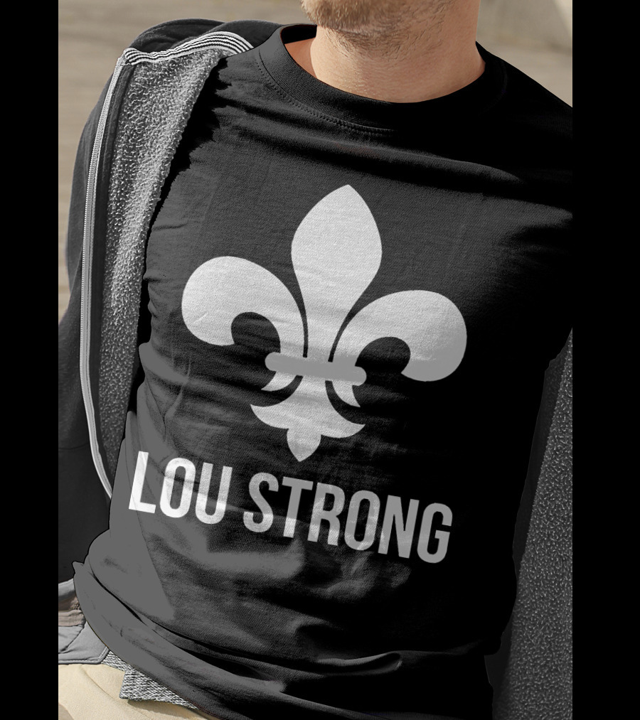 LOU STRONG Fleur-de-Lis T-Shirt