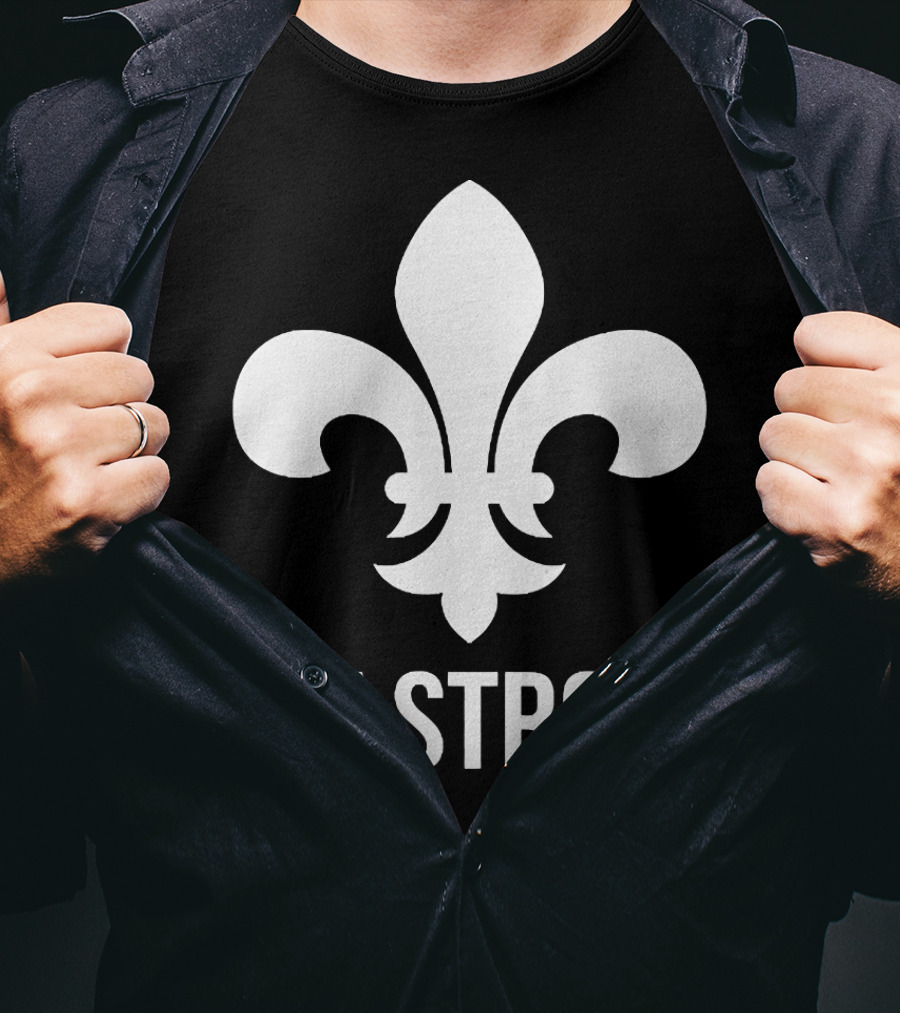 LOU STRONG Fleur-de-Lis T-Shirt