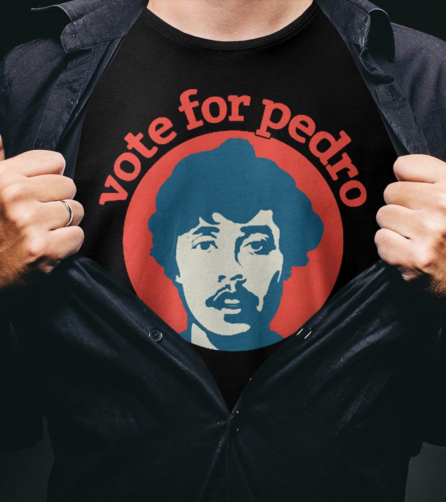 Vote For Pedro Classic Red And Blue T-Shirt