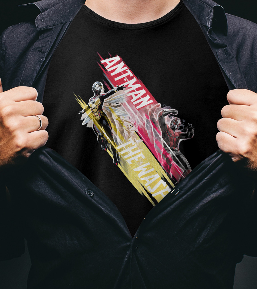Ant-Man And The Wasp Marvel Official Artwork Dynamic Motion T-Shirt