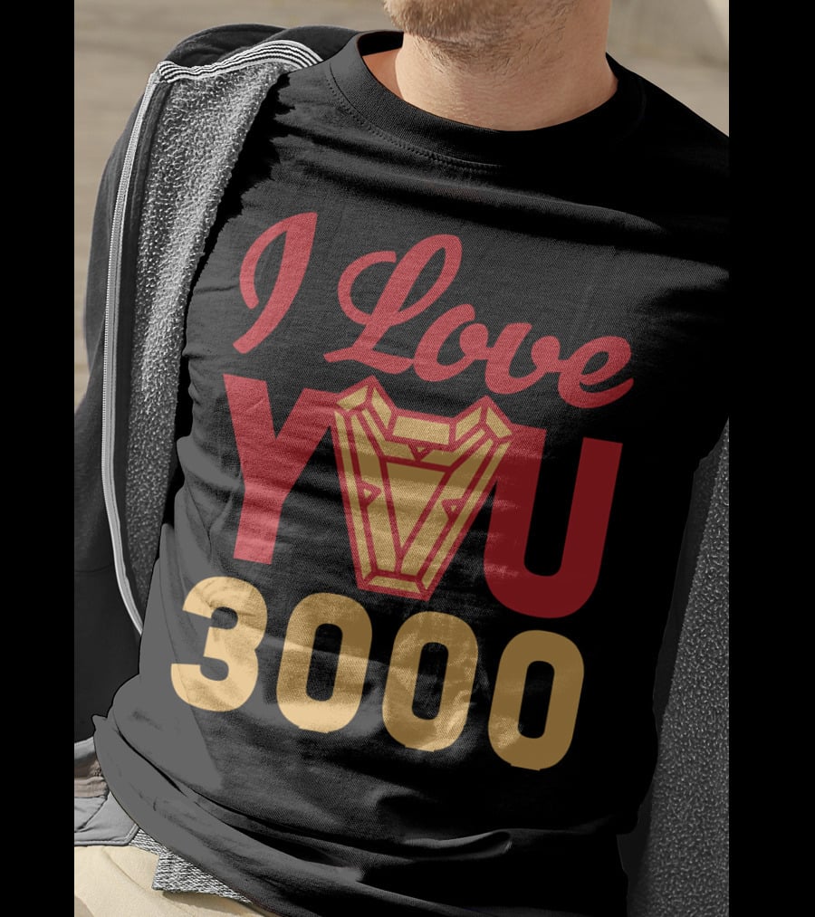 I Love You 3000 Marvel Arc Reactor T-Shirt