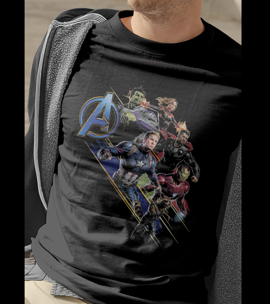 Avengers Marvel Heroes Assemble Iconic Characters T-Shirt