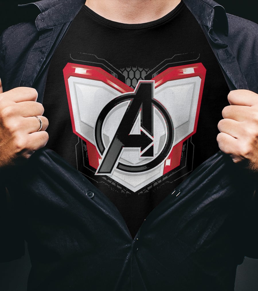 Avengers Logo Quantum Suit T-Shirt