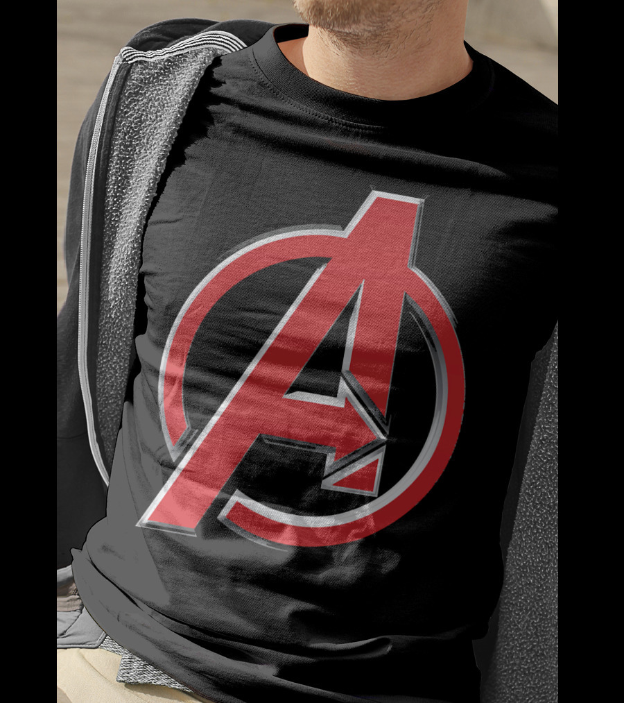 Avengers Red A Emblem Marvel Iconic T-Shirt