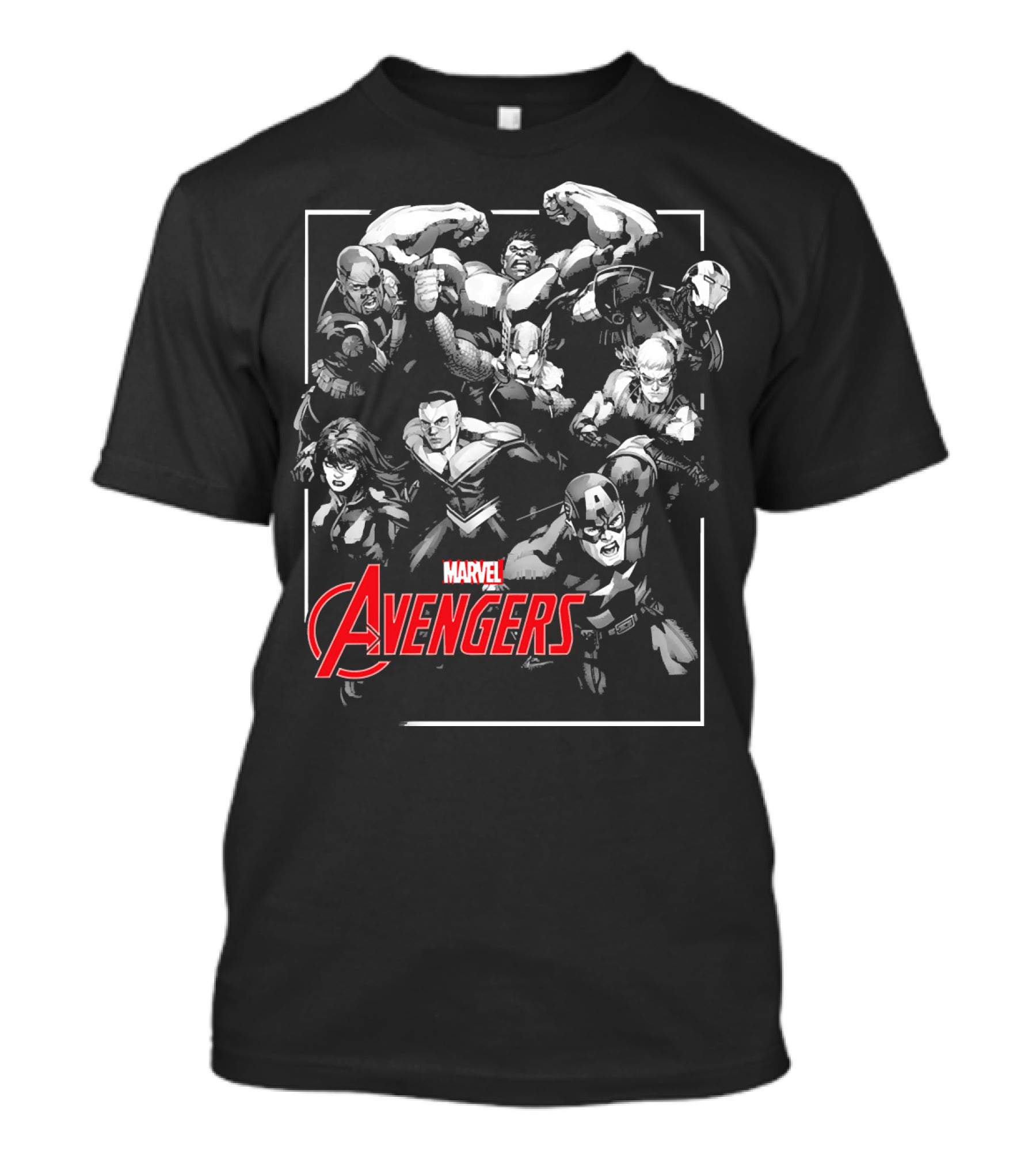 Marvel Avengers Heroes Unite Pop Out T-Shirt
