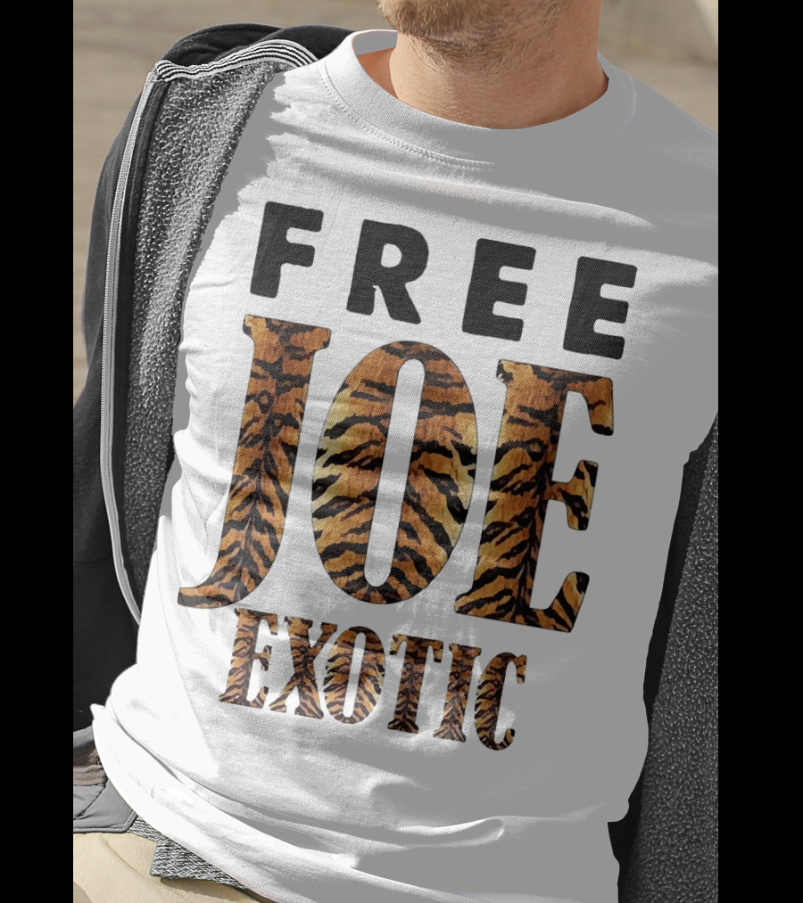 Free Joe Exotic Tiger Stripes T-Shirt