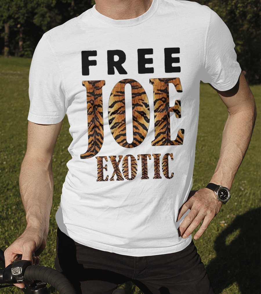 Free Joe Exotic Tiger Stripes T-Shirt