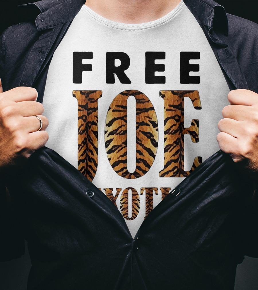 Free Joe Exotic Tiger Stripes T-Shirt
