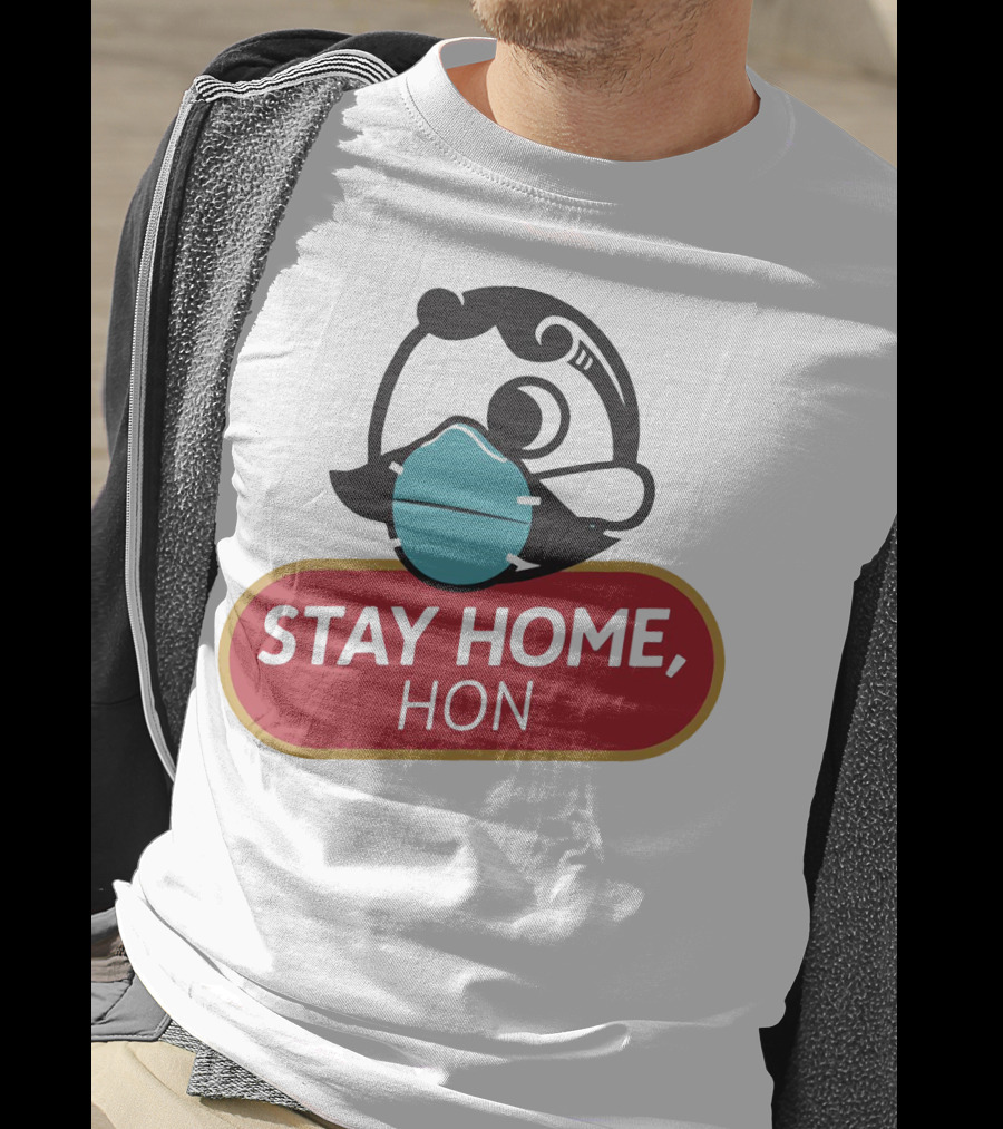Stay Home Hon Rosie The Riveter Mask T-Shirt