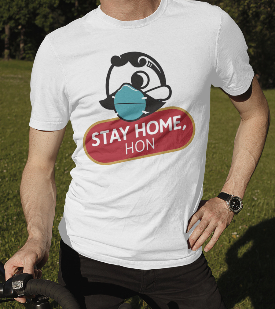 Stay Home Hon Rosie The Riveter Mask T-Shirt