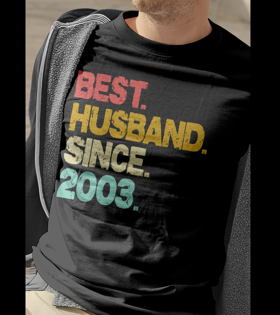 Best Husband Since 2003 Vintage T-Shirt